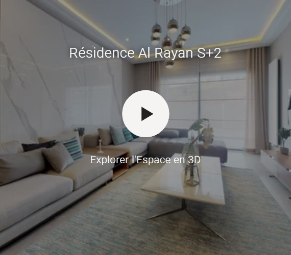 Visite virtuelle Résidence Al Rayan Appartement S+2
